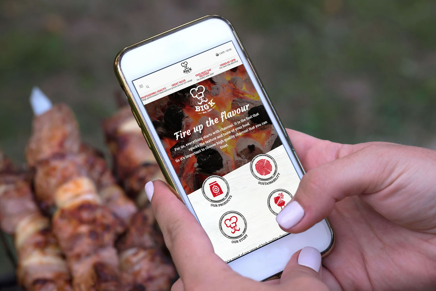 Big K website design