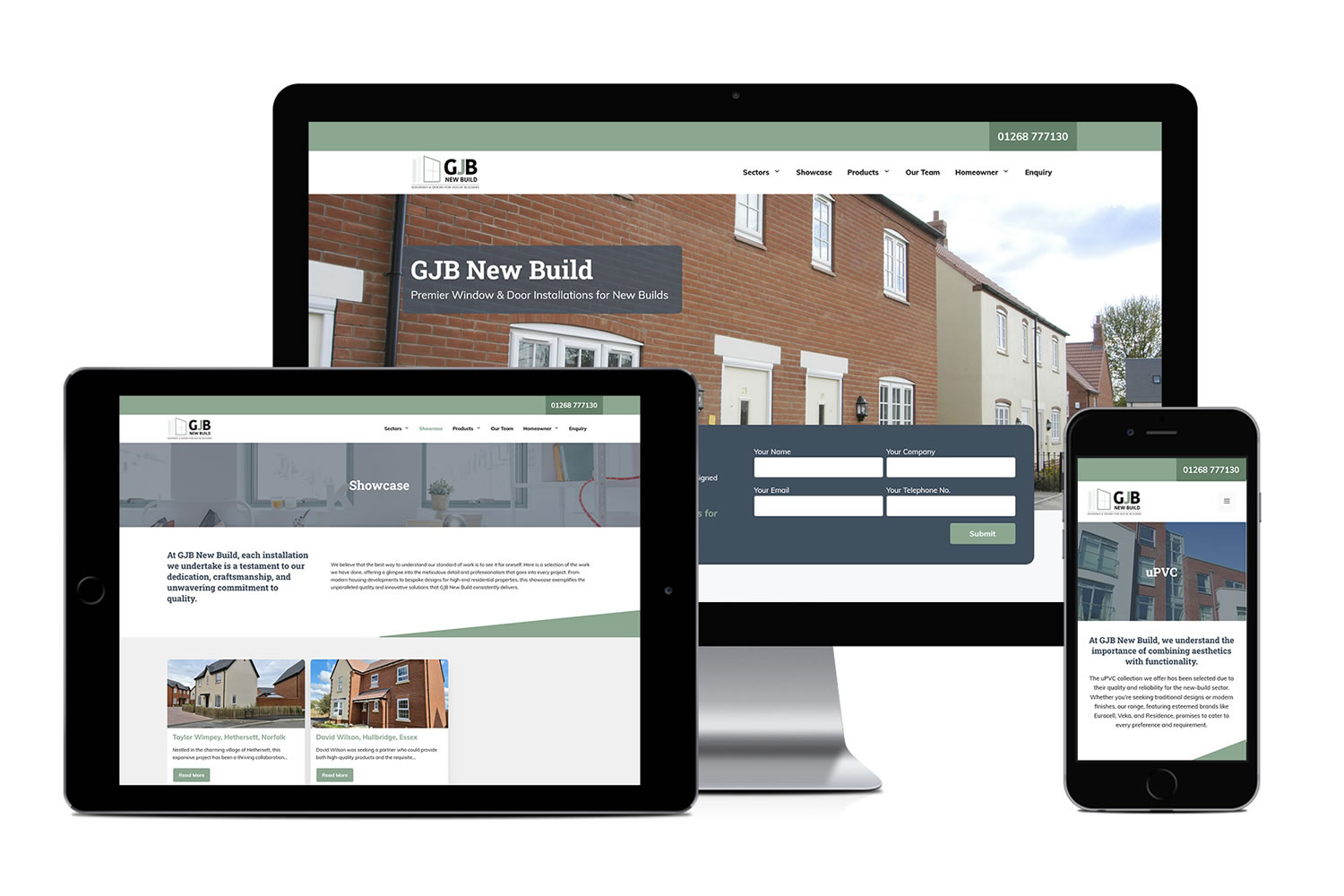 GJB Newbuild website