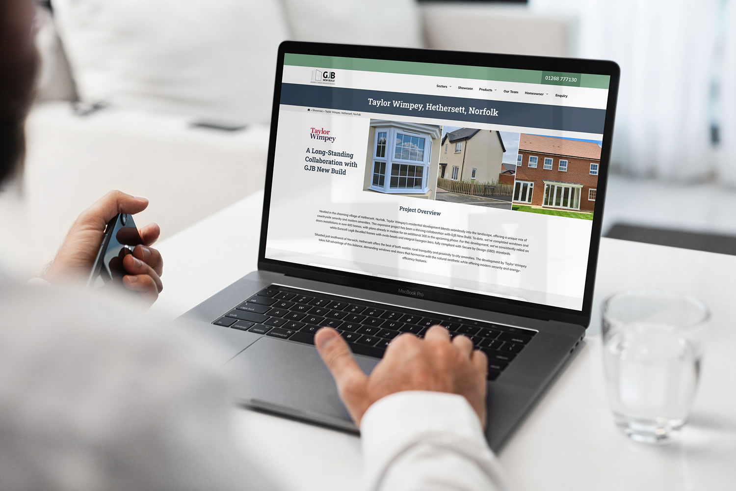 GJB Newbuild website