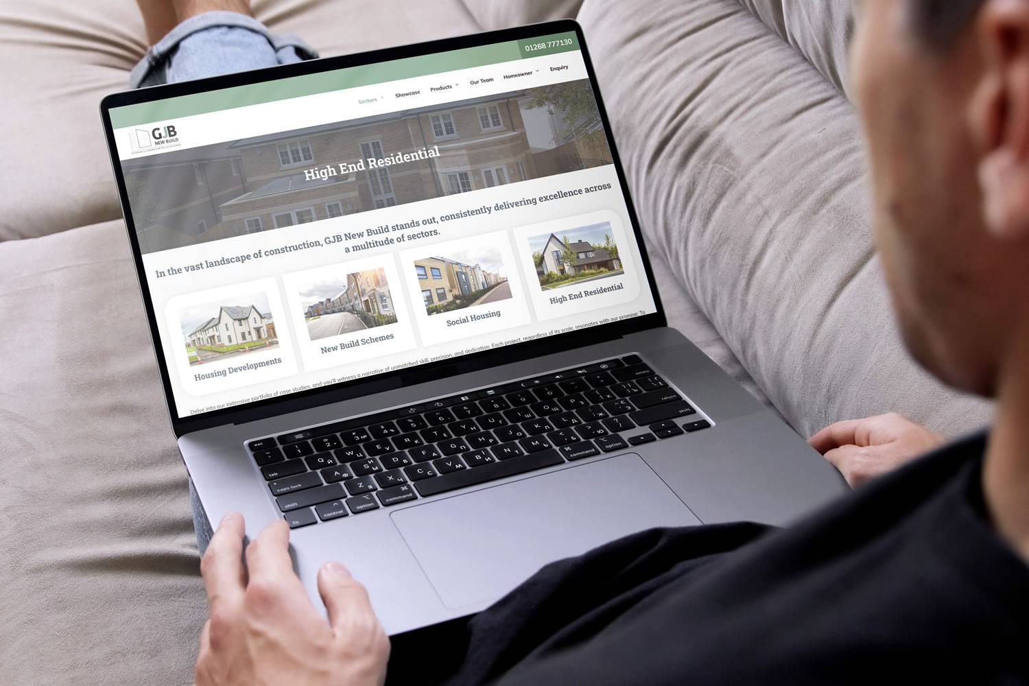 GJB Newbuild website