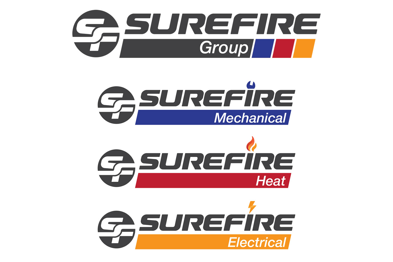 Surefire logo design
