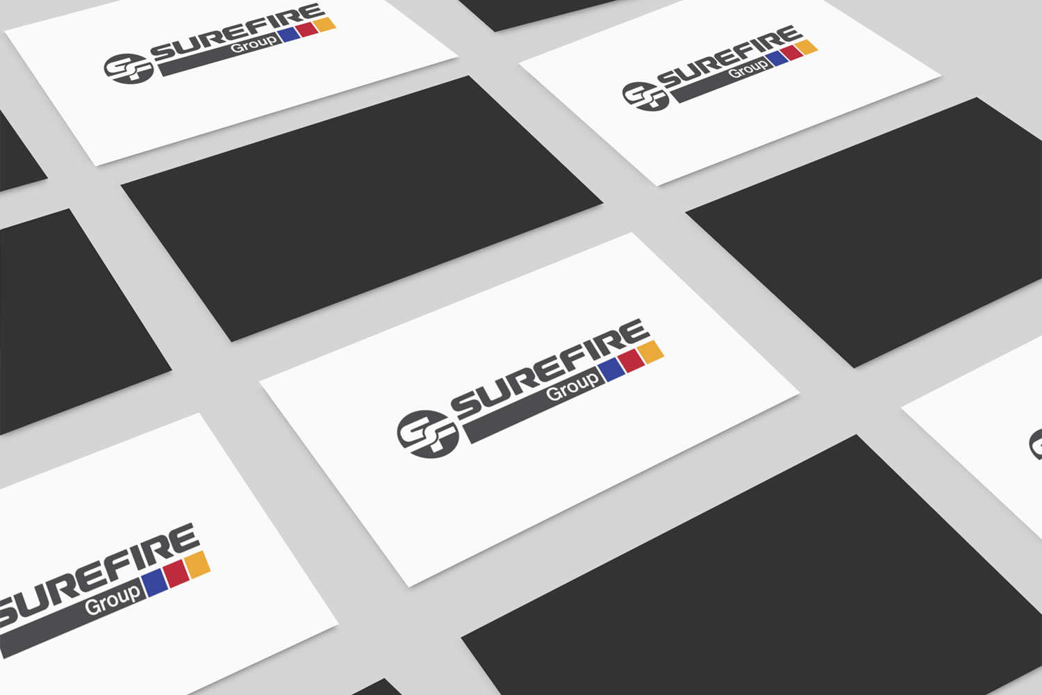 Surefire logo mockup