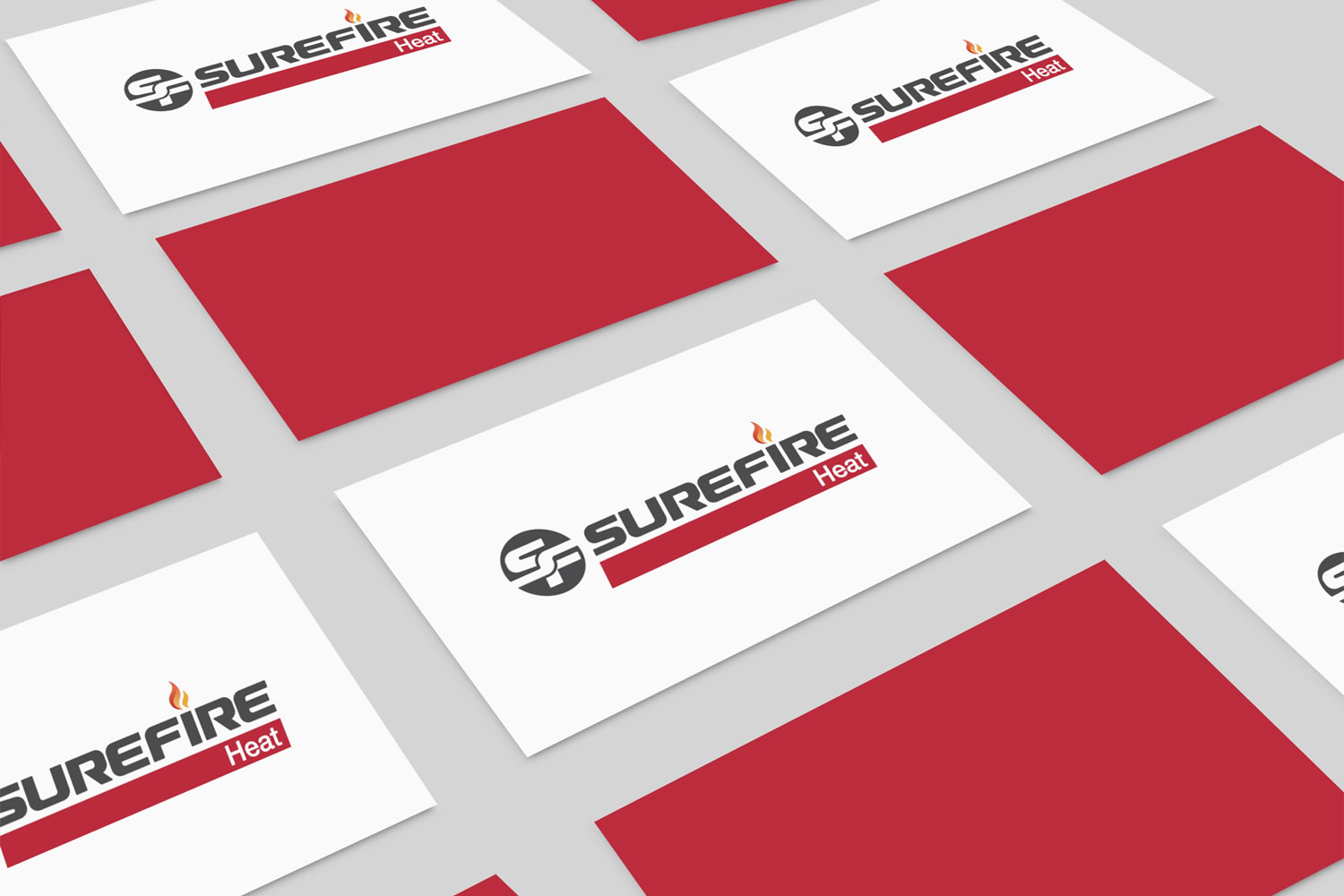 Surefire logo mockup