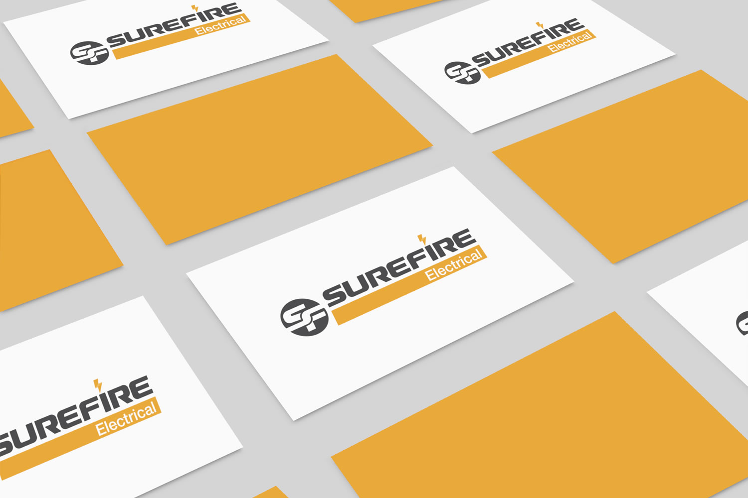 Surefire logo mockup