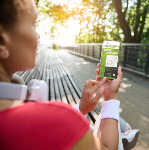Norwich Landmarks half marathon app mockup