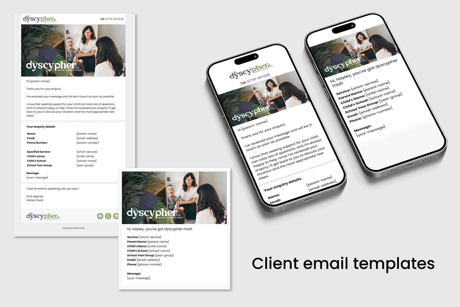 client email templates